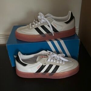 Adidas Sambae W White/Black and Pink US 9